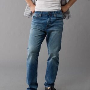 American Eagle Airflex Athletic Fit Classic Blue Denim Jeans Size 29 Stretch